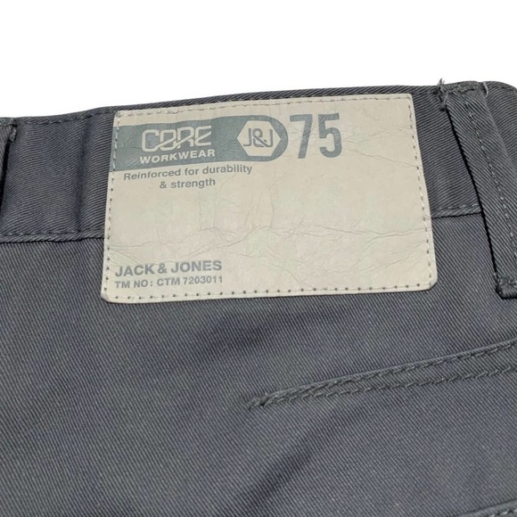 Jack & Jones | Men | Core Workwear Gray Anti Fit Denim Pants | 32x32 - Picture 8 of 15